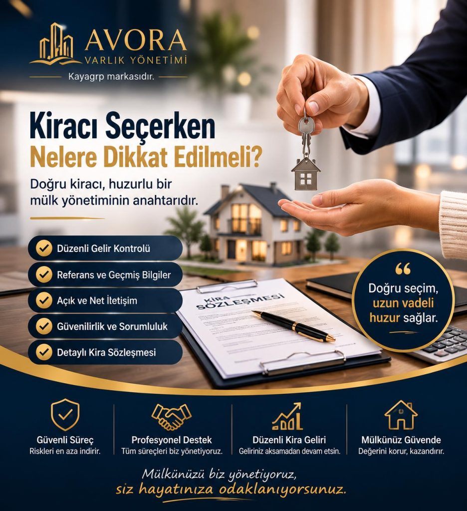 Kiracı Seçerken Nelere Dikkat Edilmeli? Ev Sahipleri İçin Kapsamlı Rehber Kiracı seçerken dikkat edilmesi gerekenler
